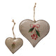 Boltze pendentif home déco coeur set a 2