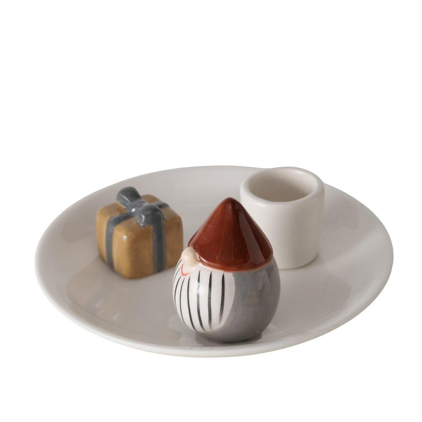 Bougeoir Boltze home avec gnome ø12cm