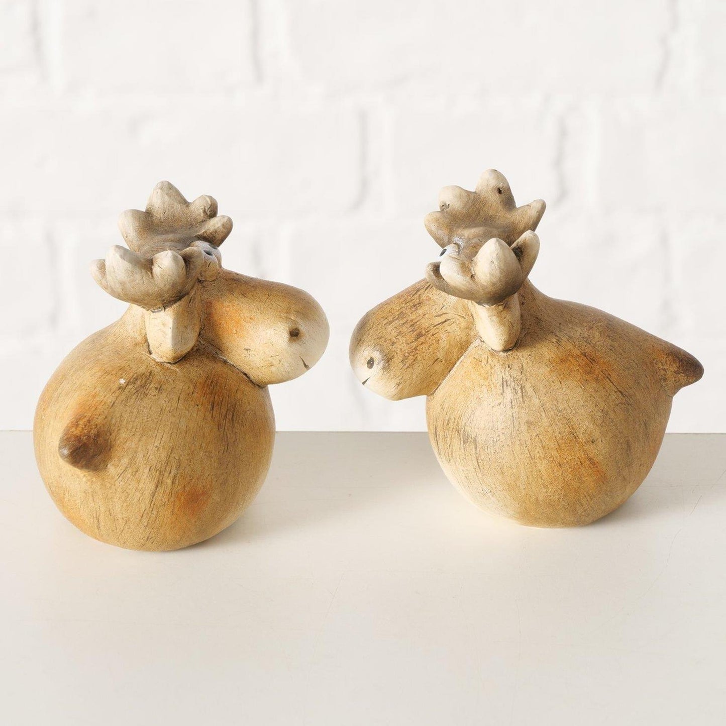 Boltze home figurine élan 8x8x8,5cm