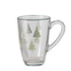 Boltze home tasse arbre de Noël 325ml verre