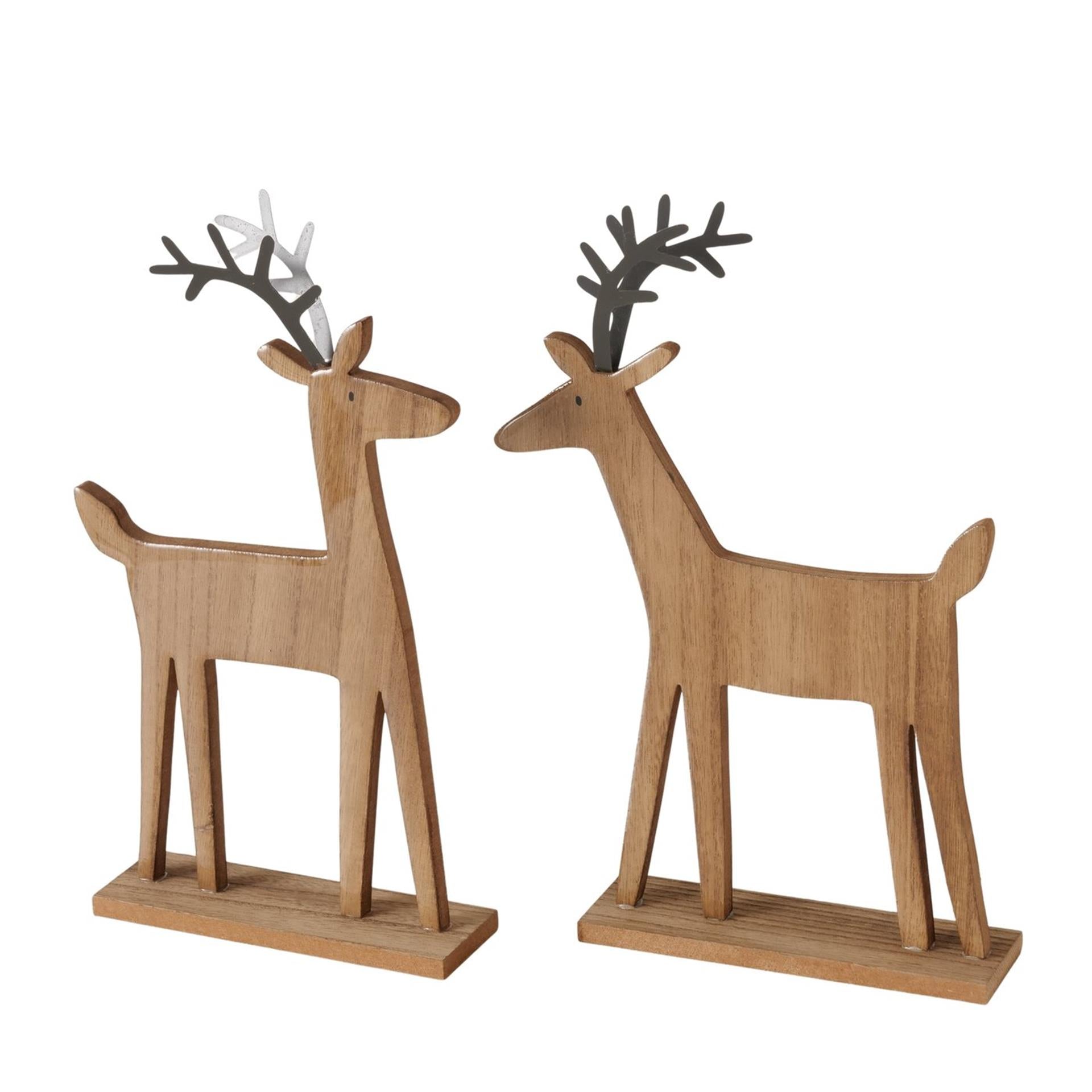 Boltze maison figurine cerf 20x5x30cm