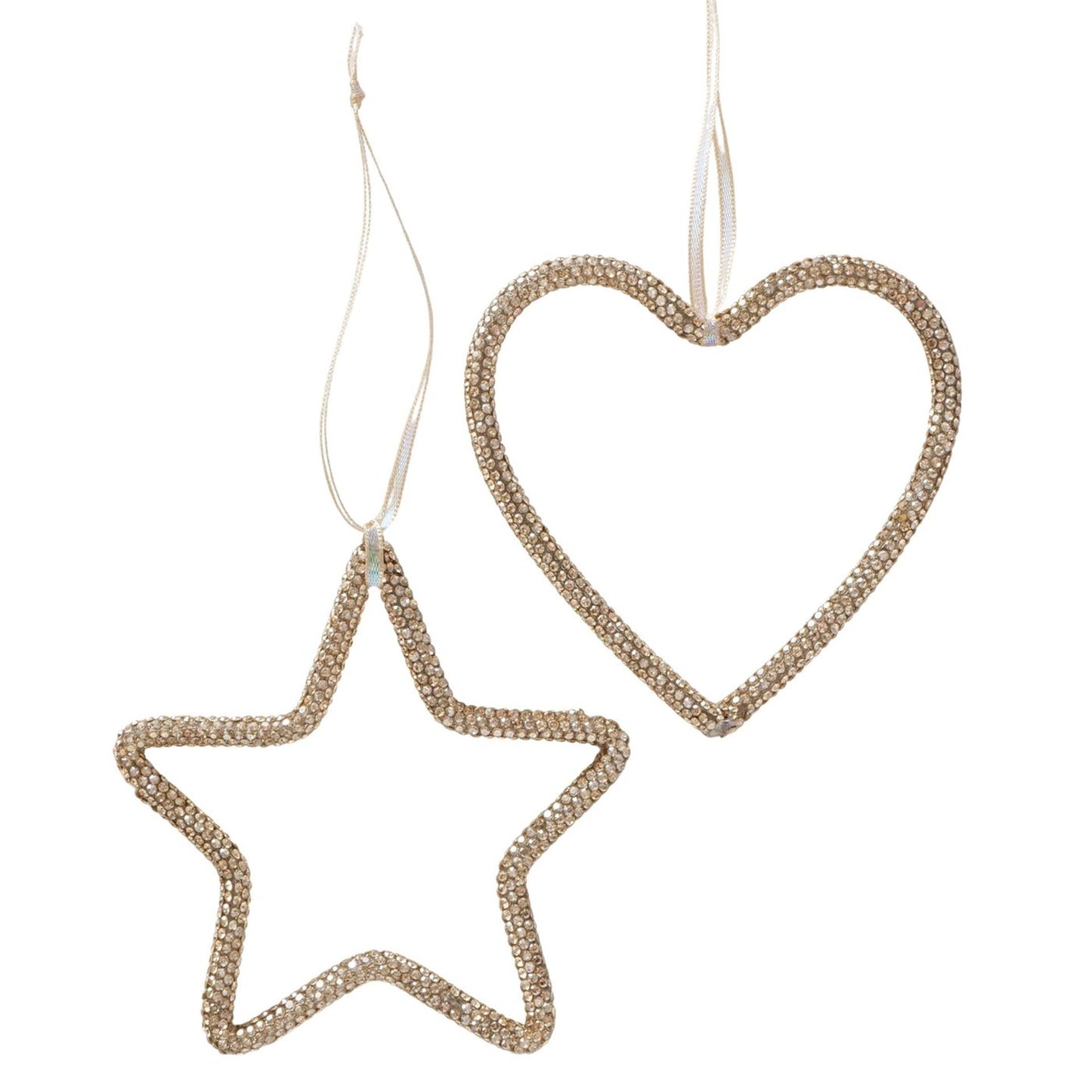 Boltze home Pendentif de Noël or 10,5x10cm