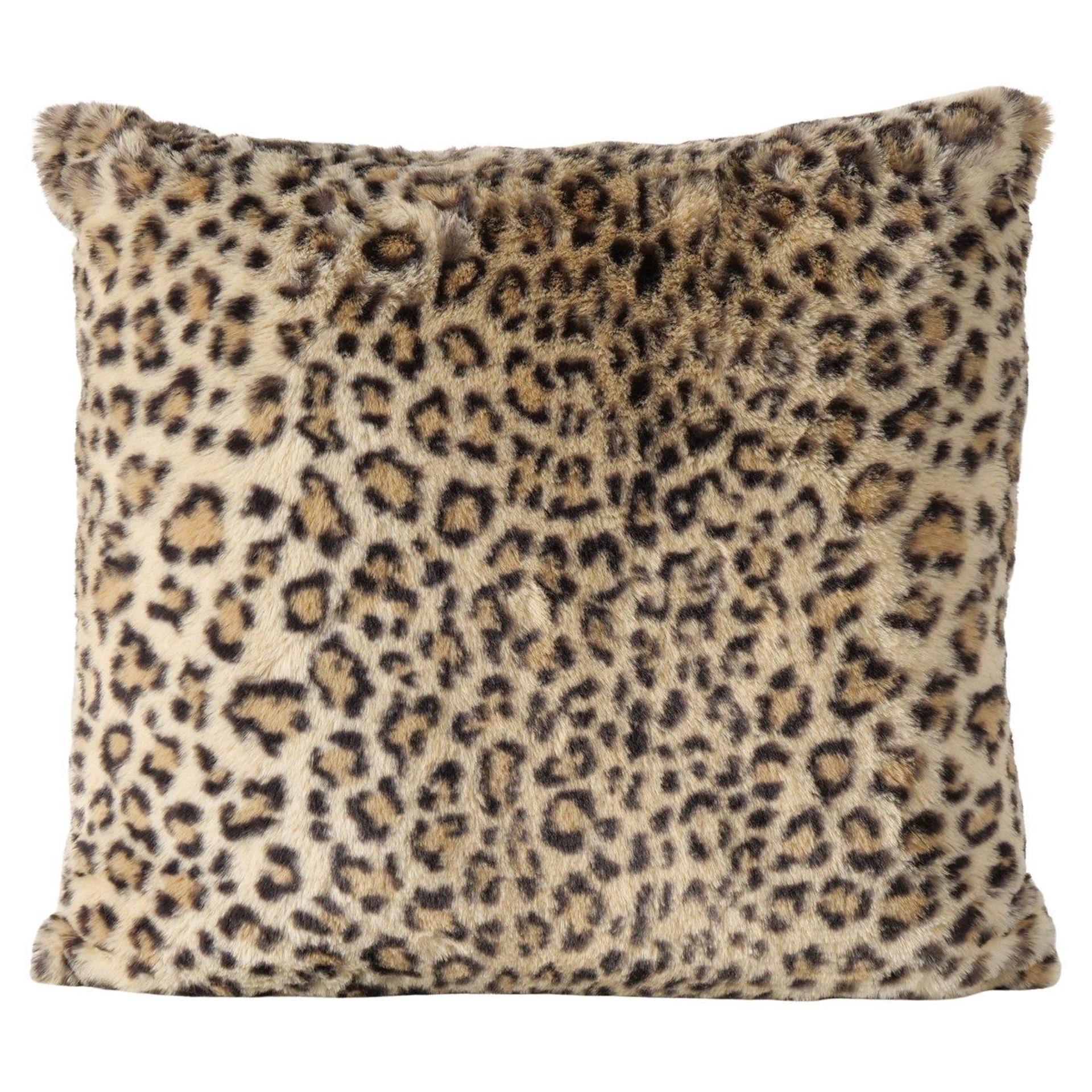 Boltze home coussin léopard 45x45x7cm