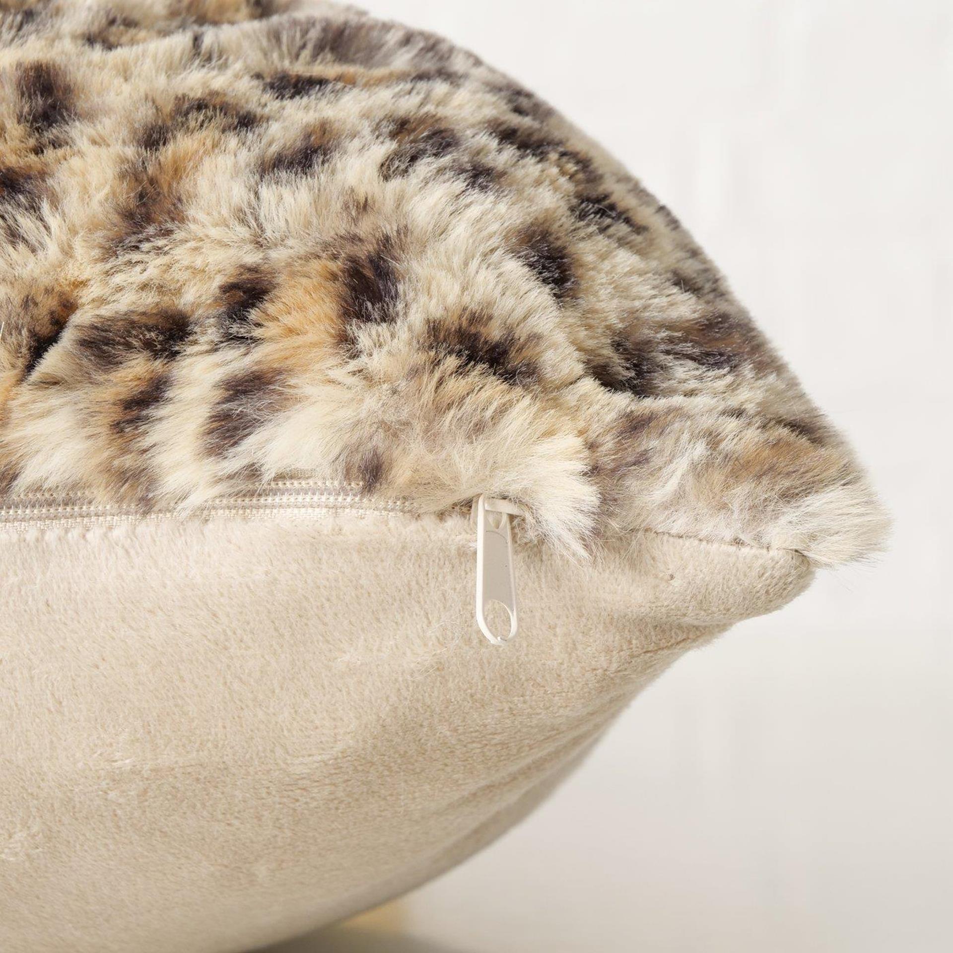 Boltze home coussin léopard 45x45x7cm