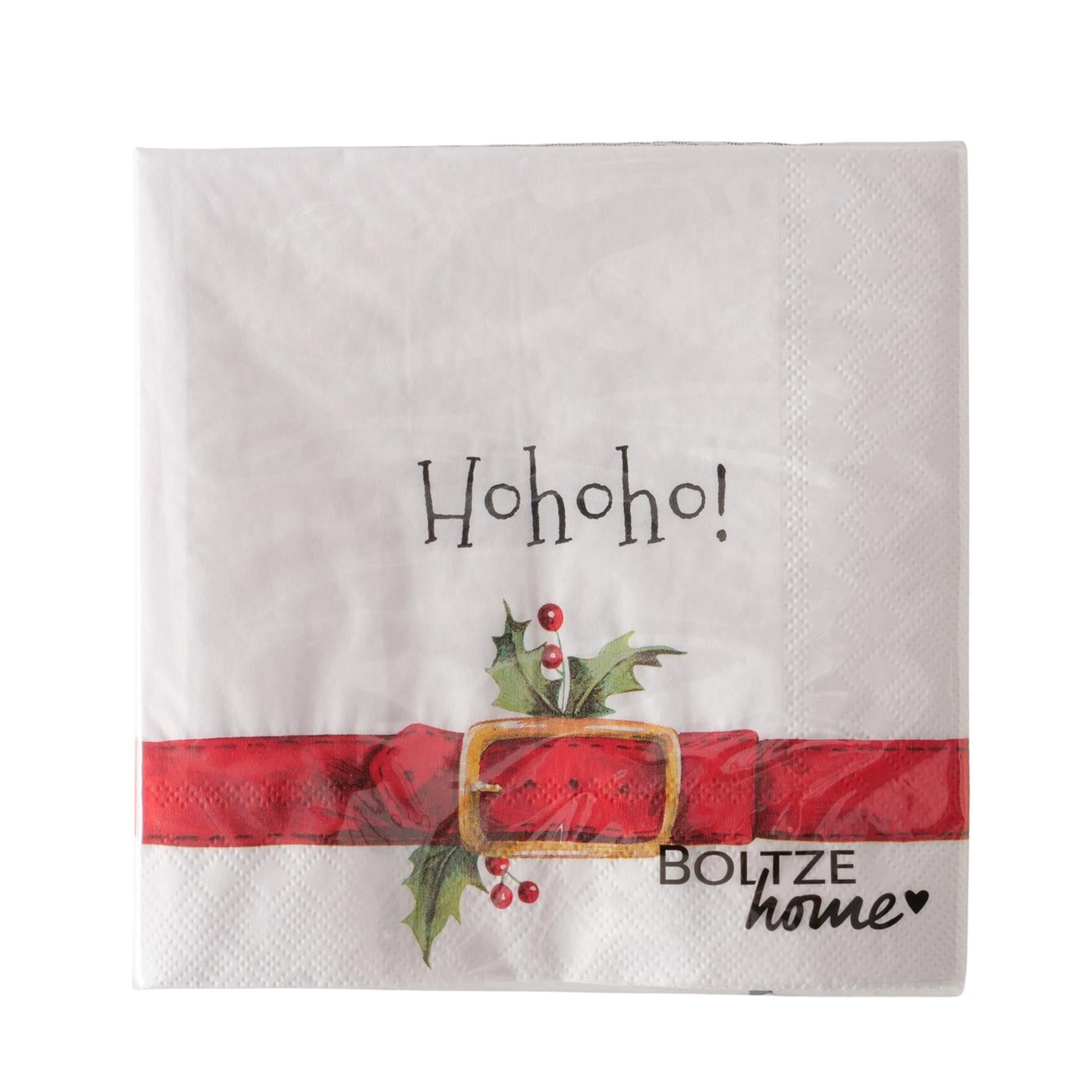Boltze home serviettes hohoho paquet de 20