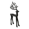 Boltze home figurine cerf noir 9x3x20cm