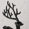 Boltze home figurine cerf noir 9x3x20cm
