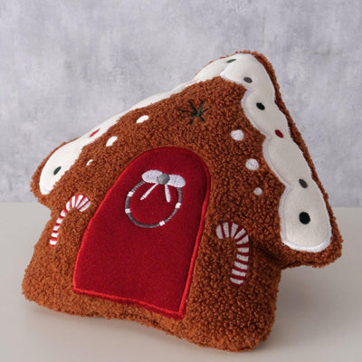 Boltze home coussin maison en pain d'épice 28cm