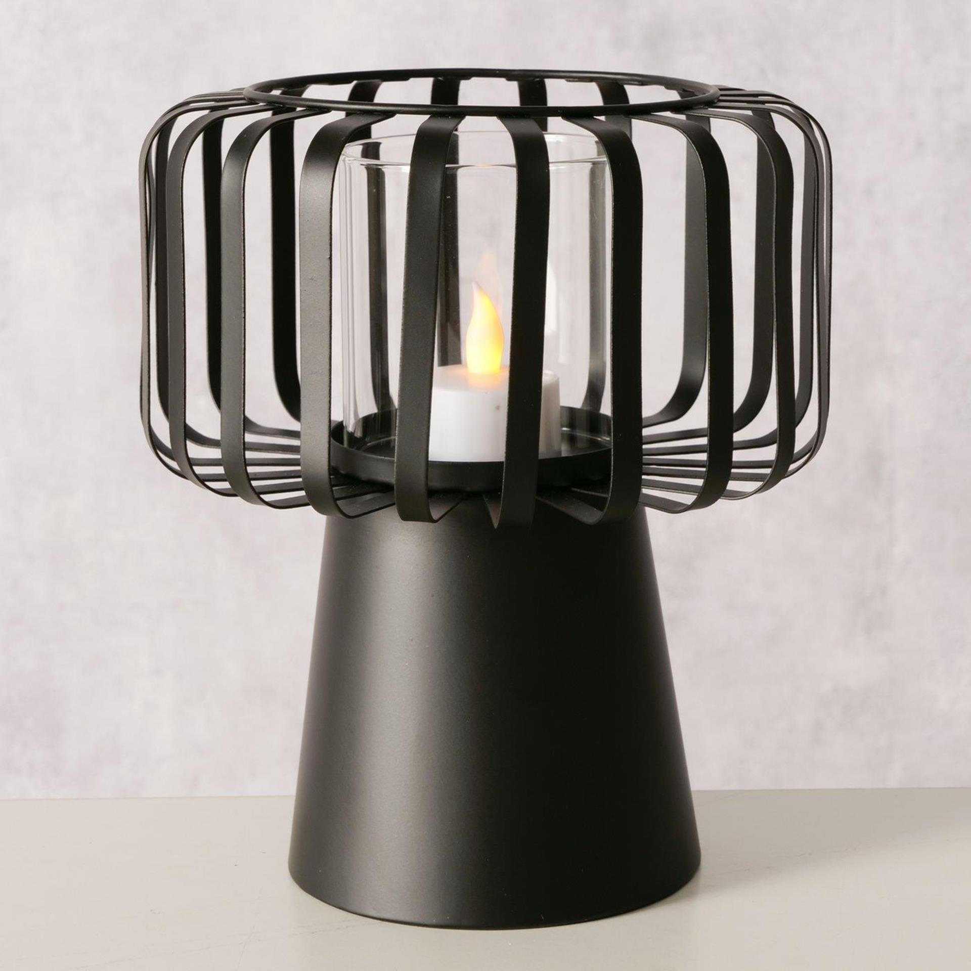 Lanterne de maison Boltze noir 18x18x21cm