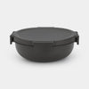 Brabantia Salade Lunchmom Faire prendre 1,3 L Gris foncé