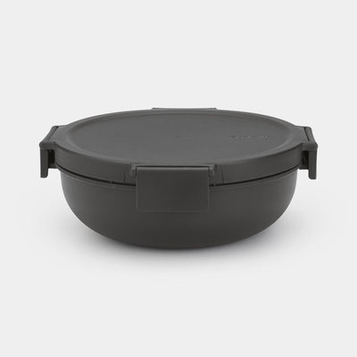 Brabantia Salade Lunchmom Faire prendre 1,3 L Gris foncé