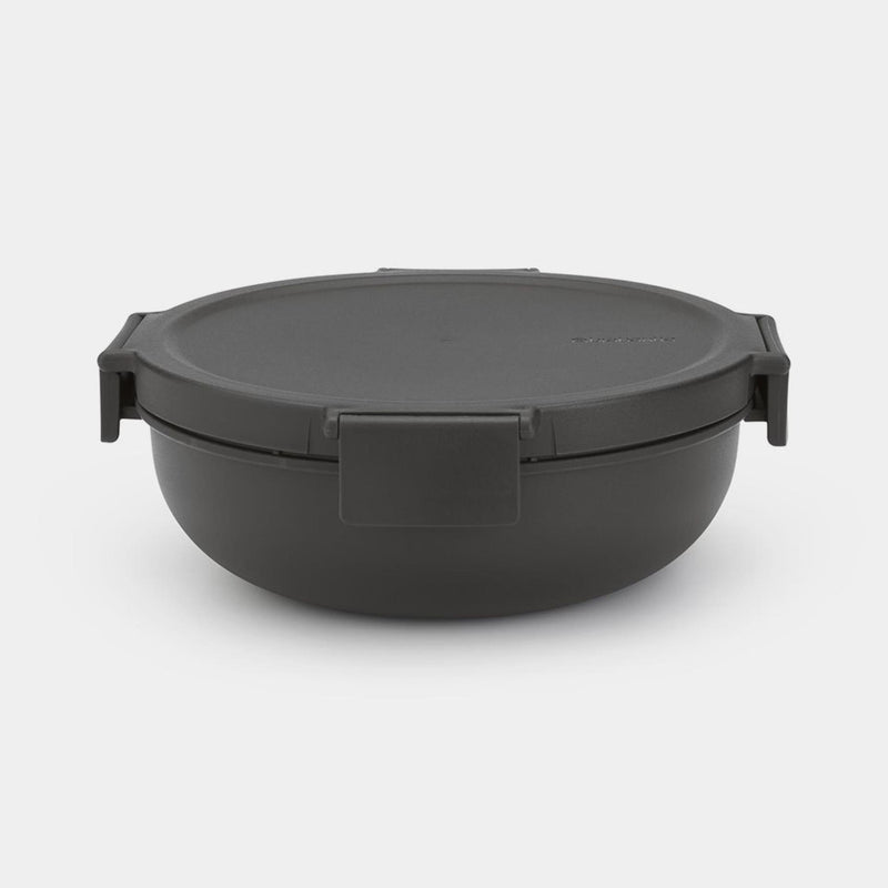 Brabantia Salade Lunchmom Faire prendre 1,3 L Gris foncé