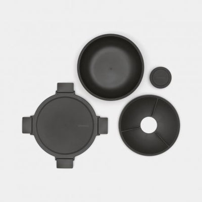 Brabantia Salade Lunchmom Faire prendre 1,3 L Gris foncé