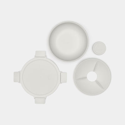 Brabantia Salade Lunchmom Faire prendre 1,3 L gris clair