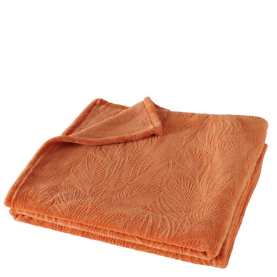 Boltze home couverture de vie orange 160cm