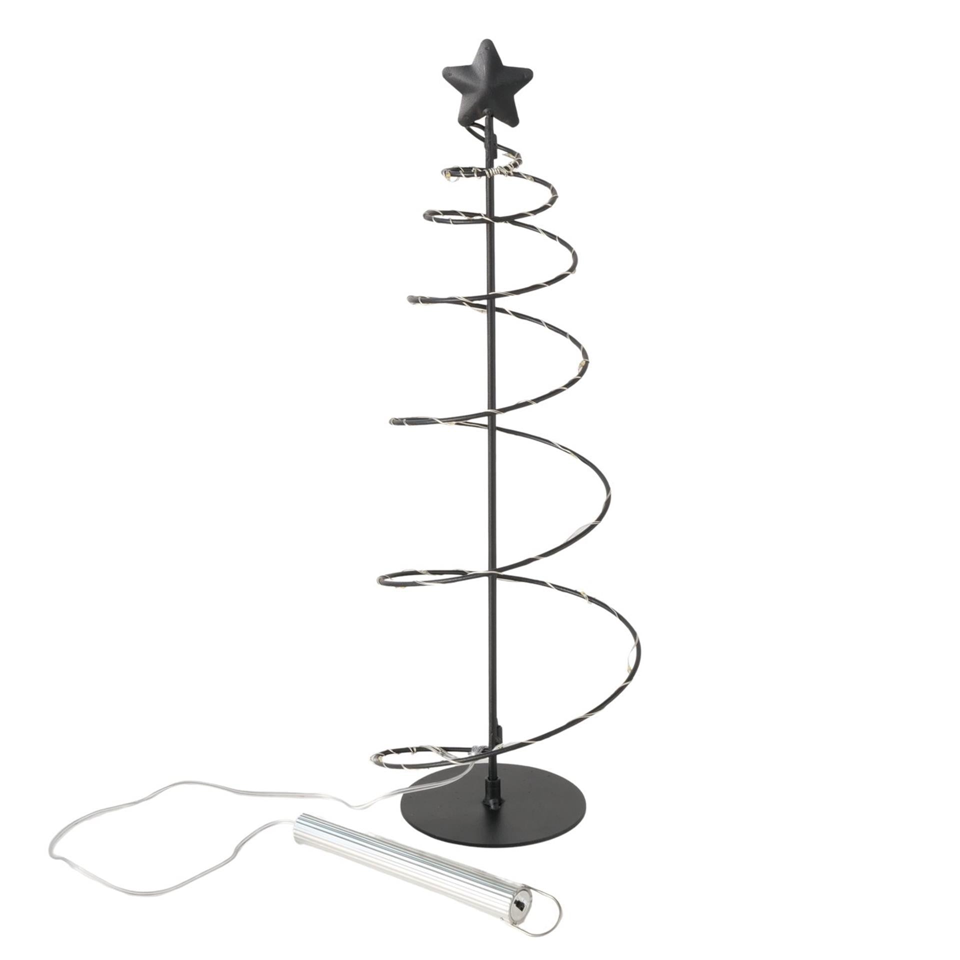 Boltze home sapin de Noël métal ø13xh41cm