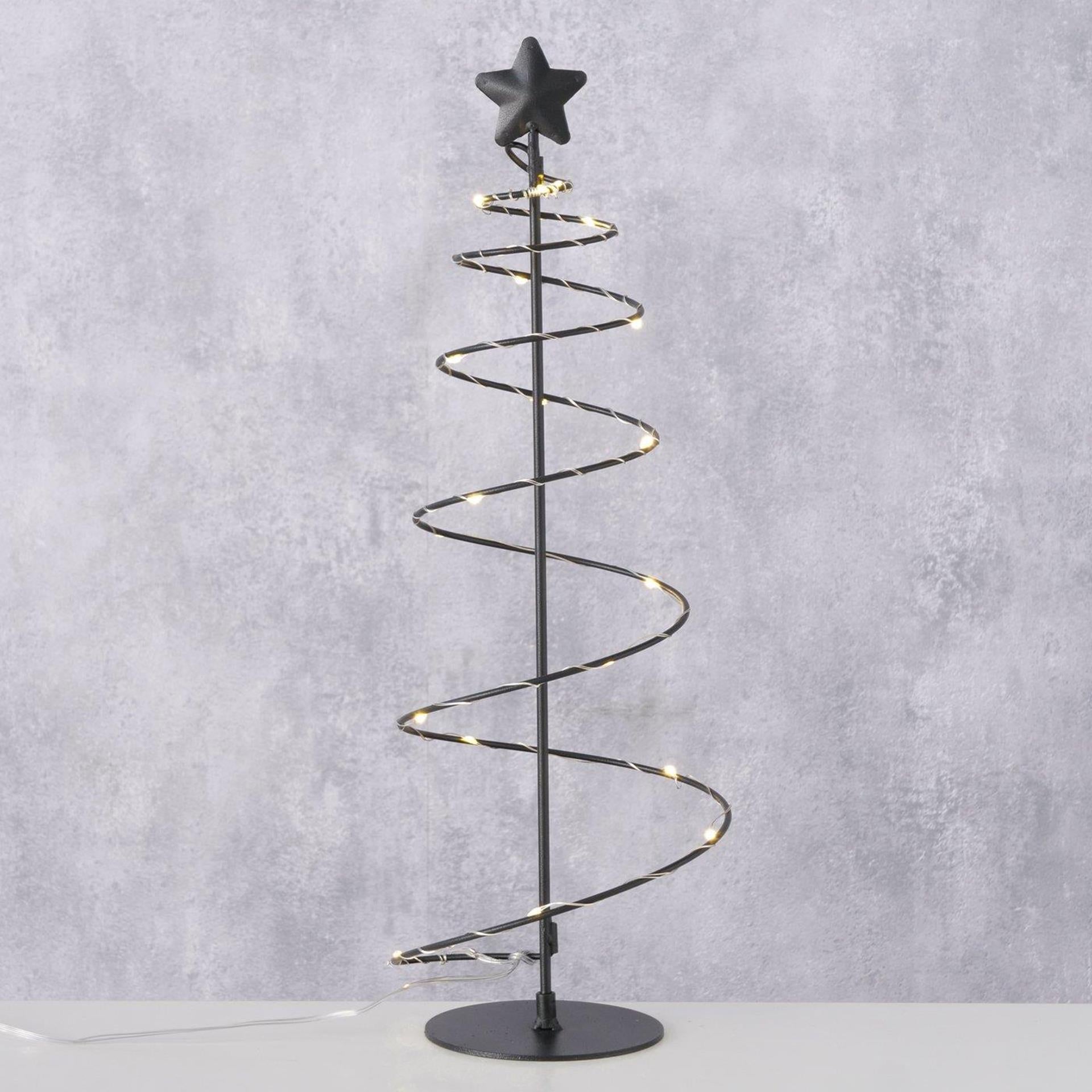 Boltze home sapin de Noël métal ø13xh41cm