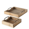 Boltze home plateau bois 2 pièces