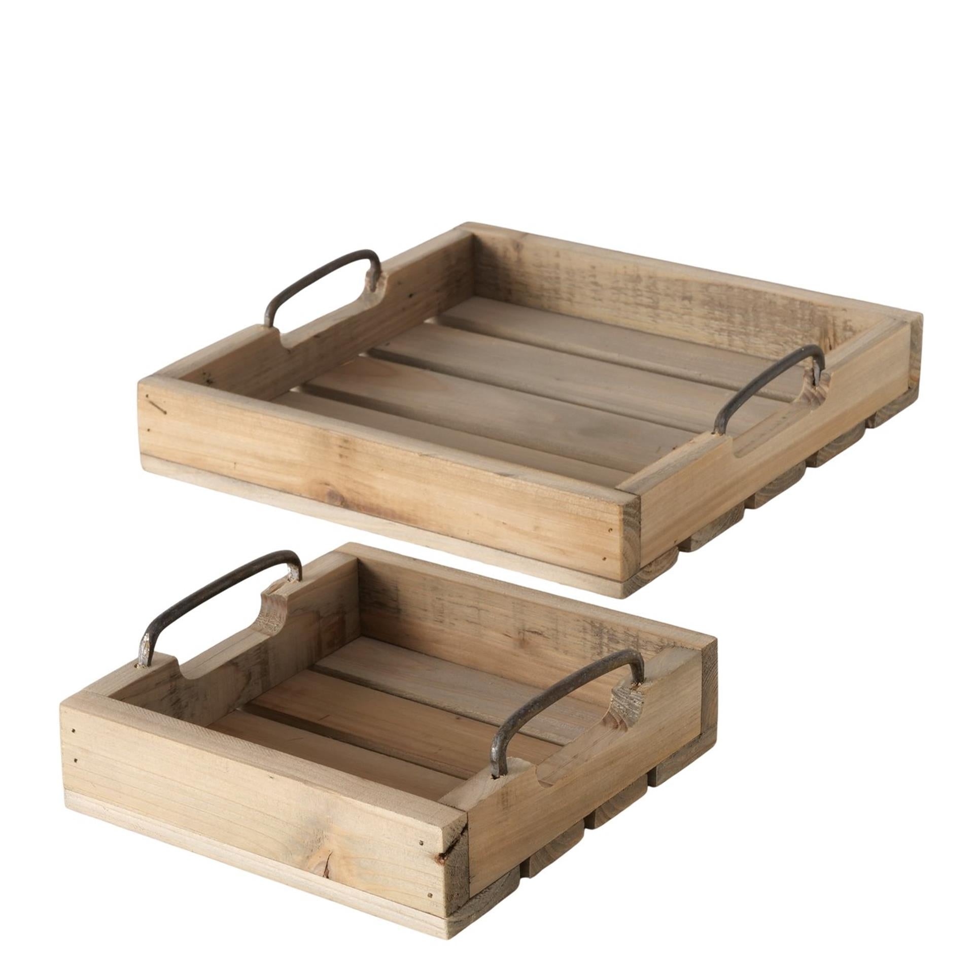 Boltze home plateau bois 2 pièces