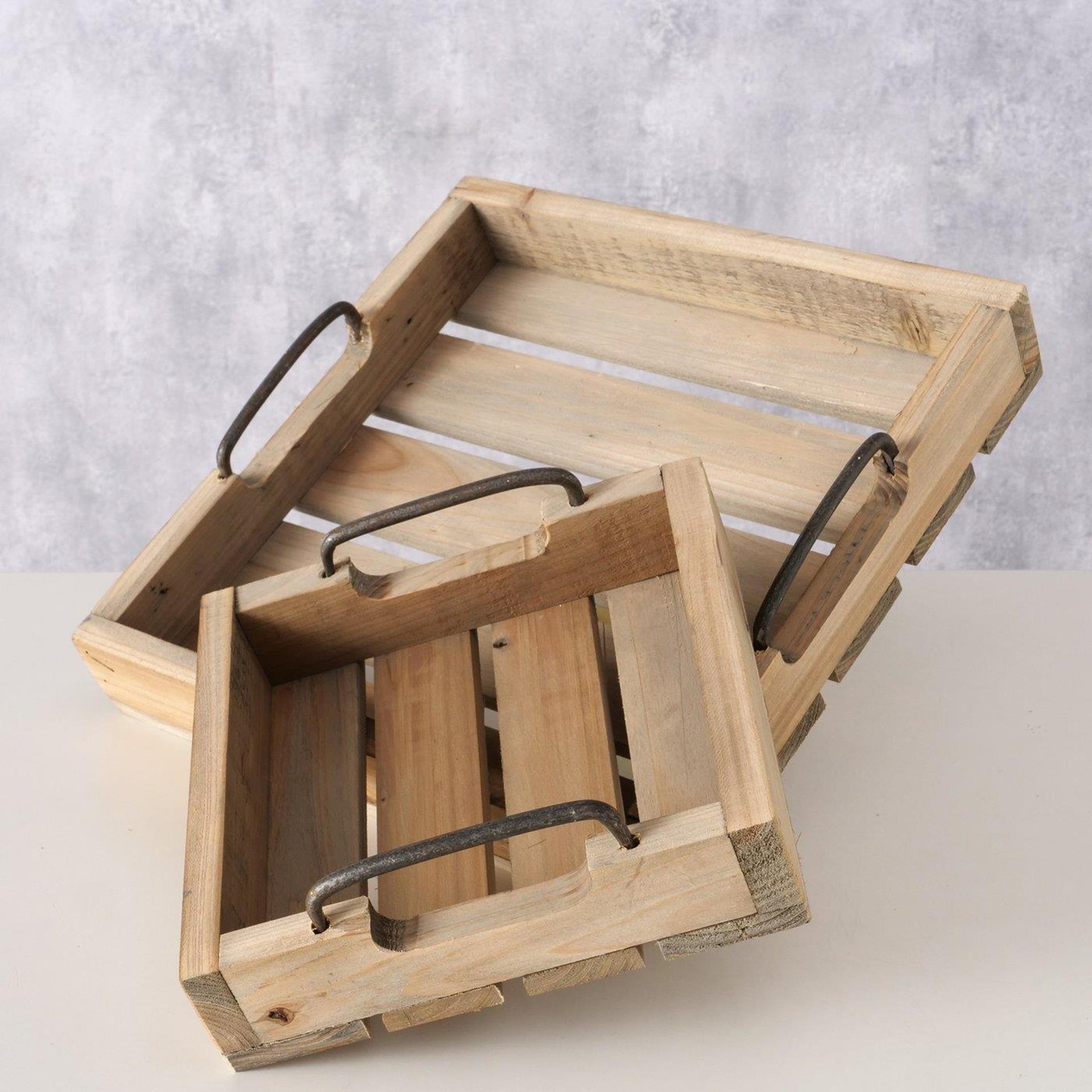 Boltze home plateau bois 2 pièces
