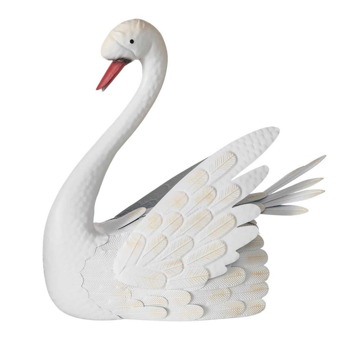 Boltze maison cygne métal 20x53x50cm