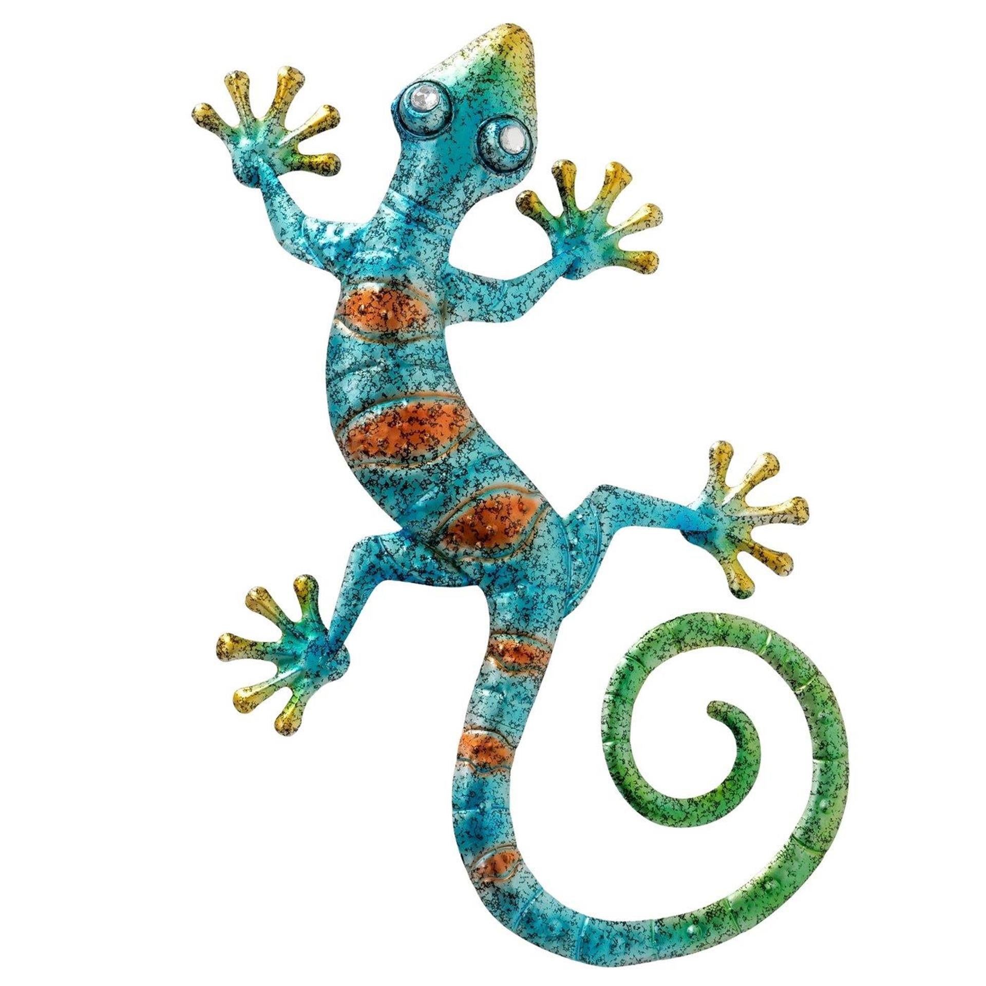 Boltze home objet mural lézard 7x35x56cm