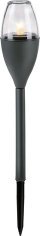 Lampe de jardin solaire Grundig – ø6 x 85 cm – éclairage de jardin avec piquet – LED jaune clignotante – 6-8 heures d'autonomie