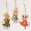 Boltze home pendentif de Noël souris 6,5x10,3cm