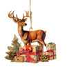 Boltze home pendentif de Noël cerf 14,5x15cm