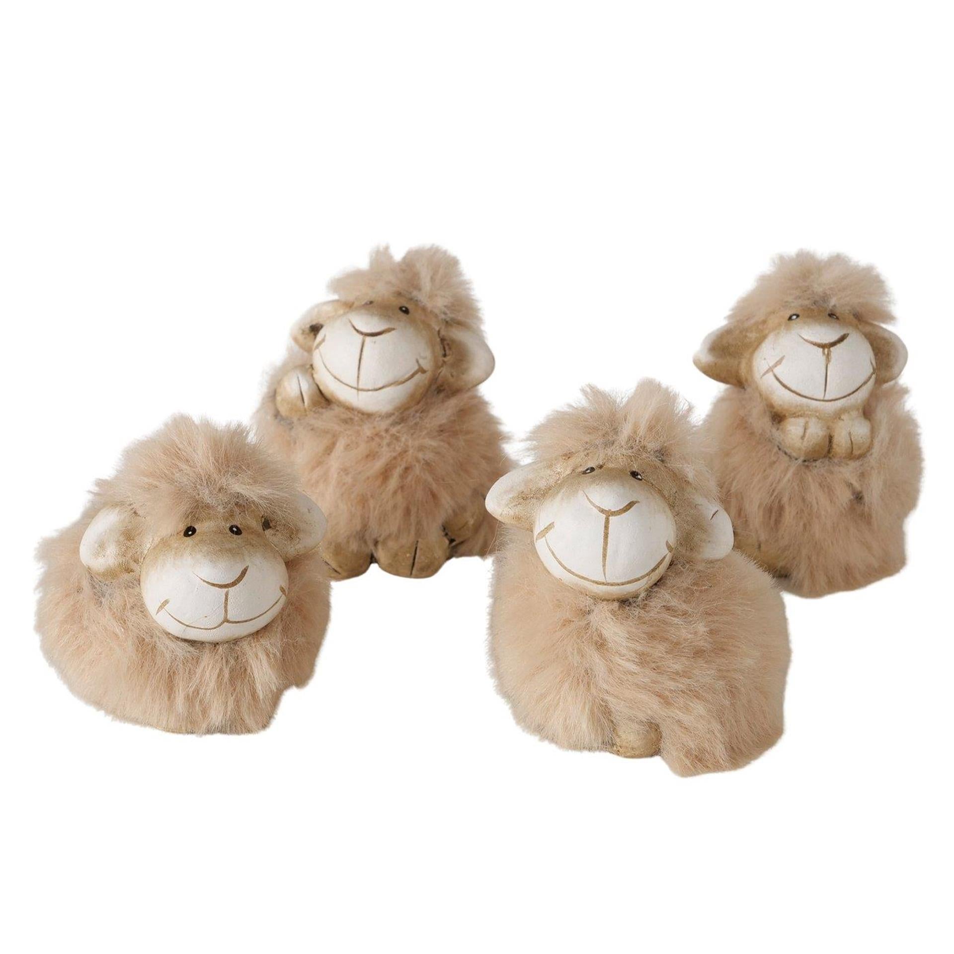 Boltze maison figurine mouton 4,5x5x5,5cm