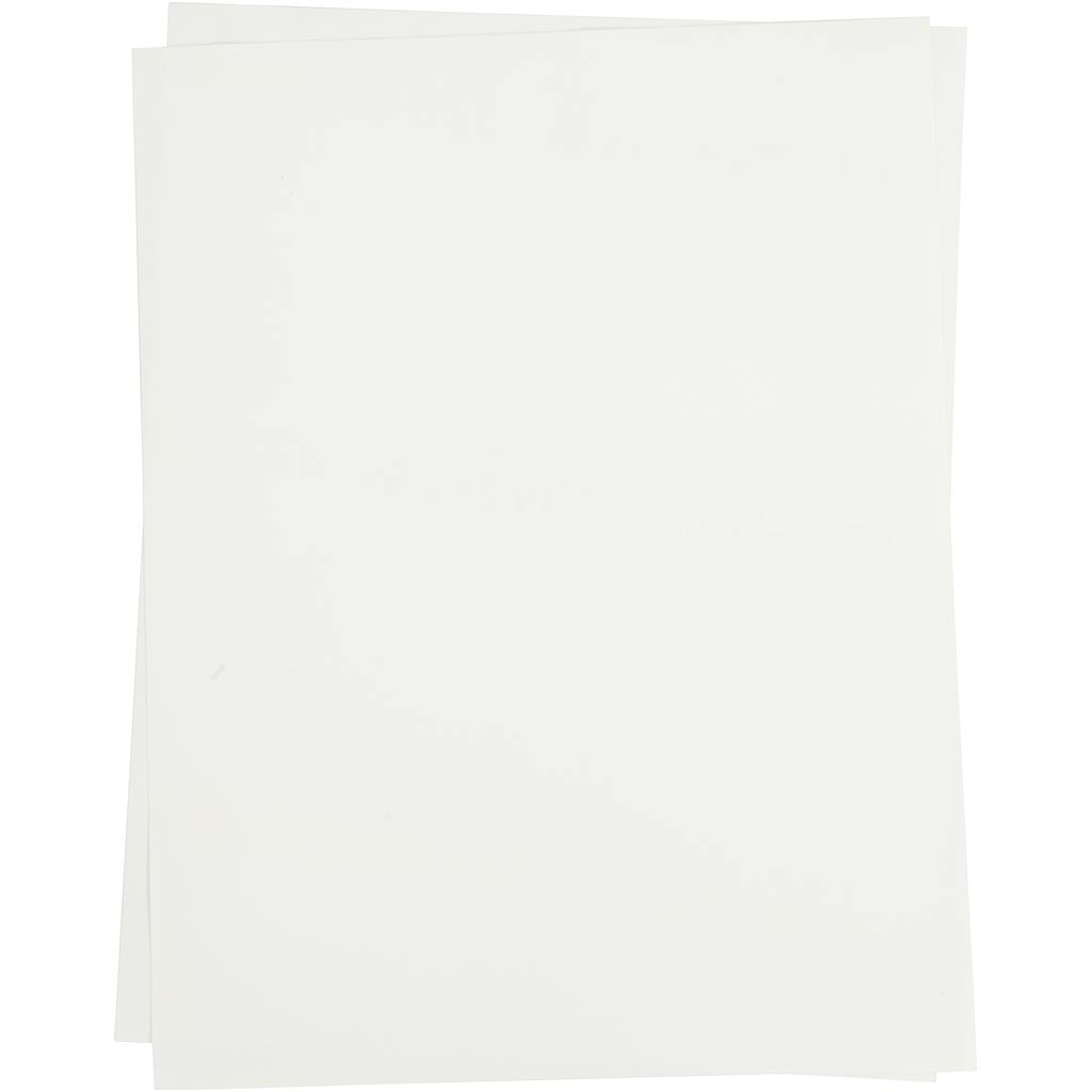 Creativ Company Transfert Feuilles transparentes, 5 feuilles