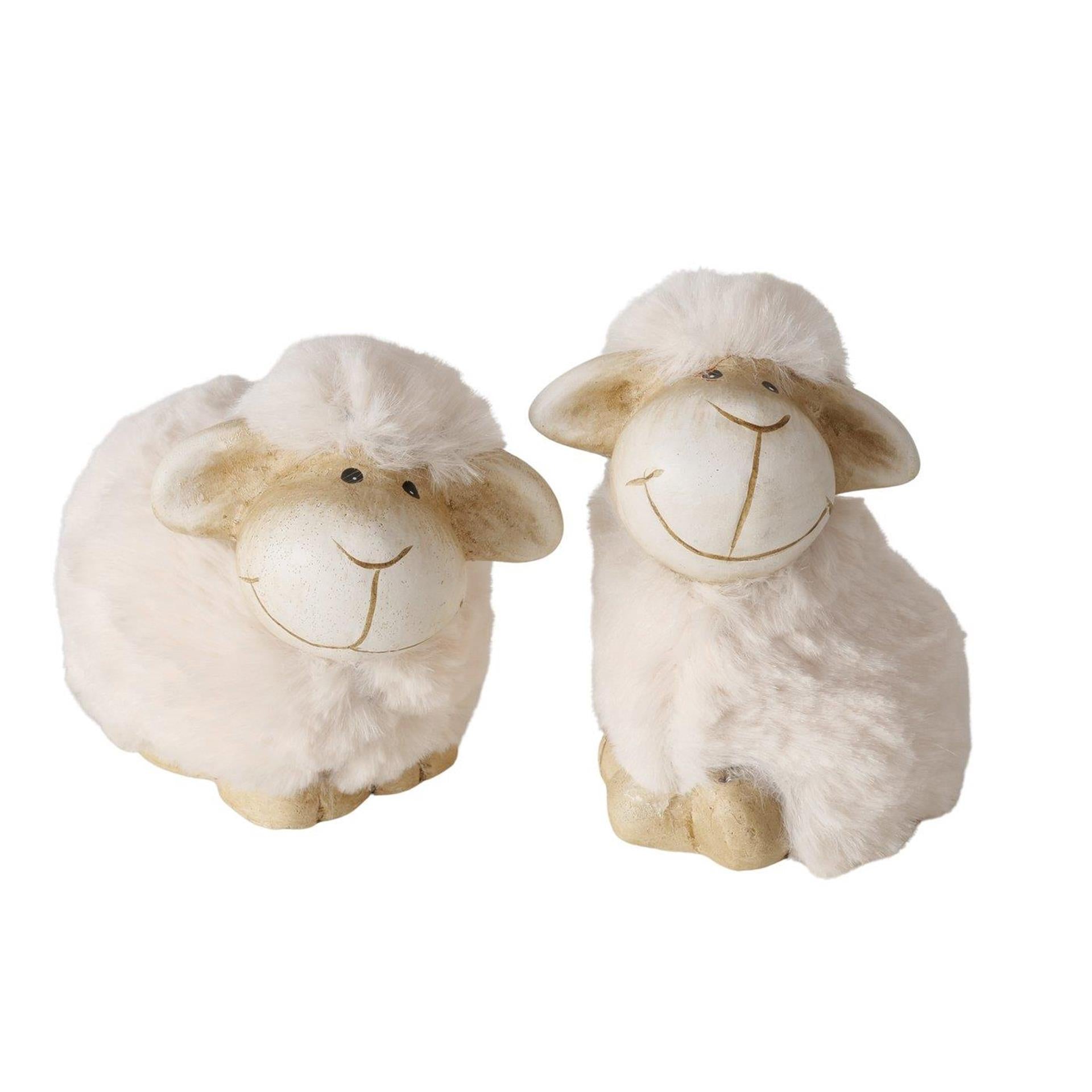 Boltze maison figurine mouton 10x7x10cm
