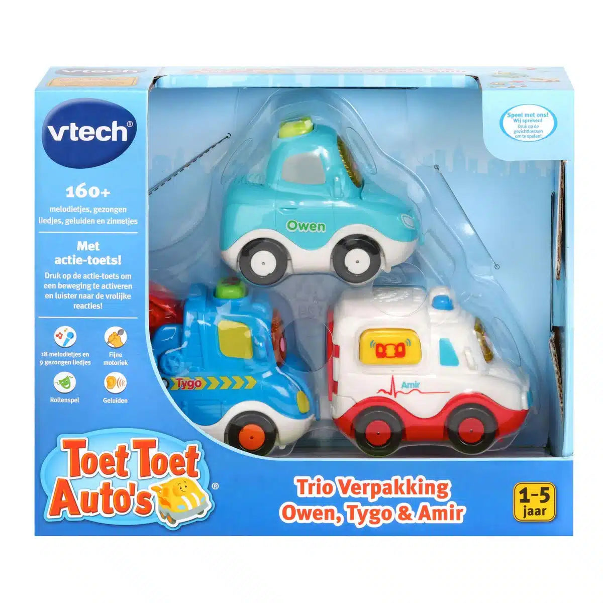 Vtech TOET TOET AUTO APOS; S Owen Tygo et Amir 3 en 1 ensemble
