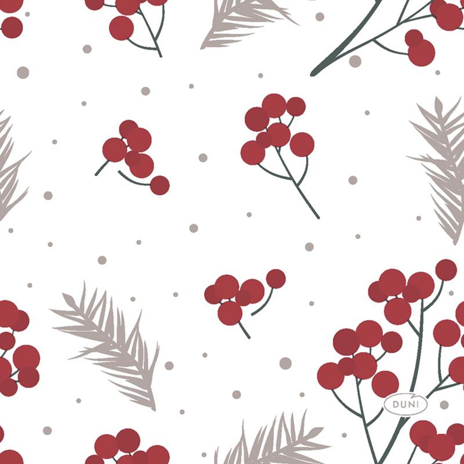 Serviettes Duni Berrie Mare 24x24cm