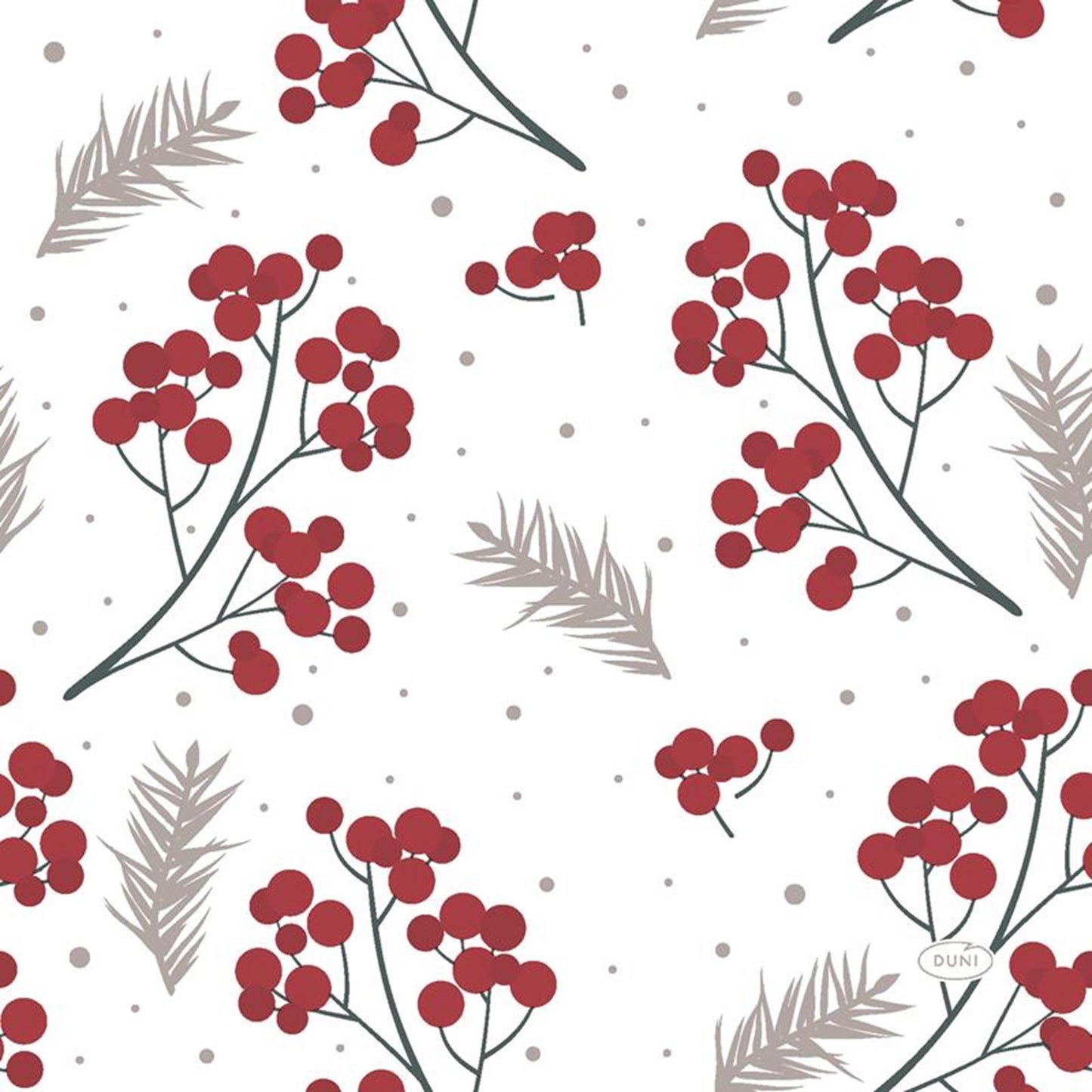 Serviettes Duni Berrie Mare 33x33cm | 12 pièces