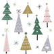 Serviettes Duni arbres de Noël 33x33cm