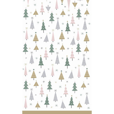 Nappe Duni arbres de noël 138x220cm