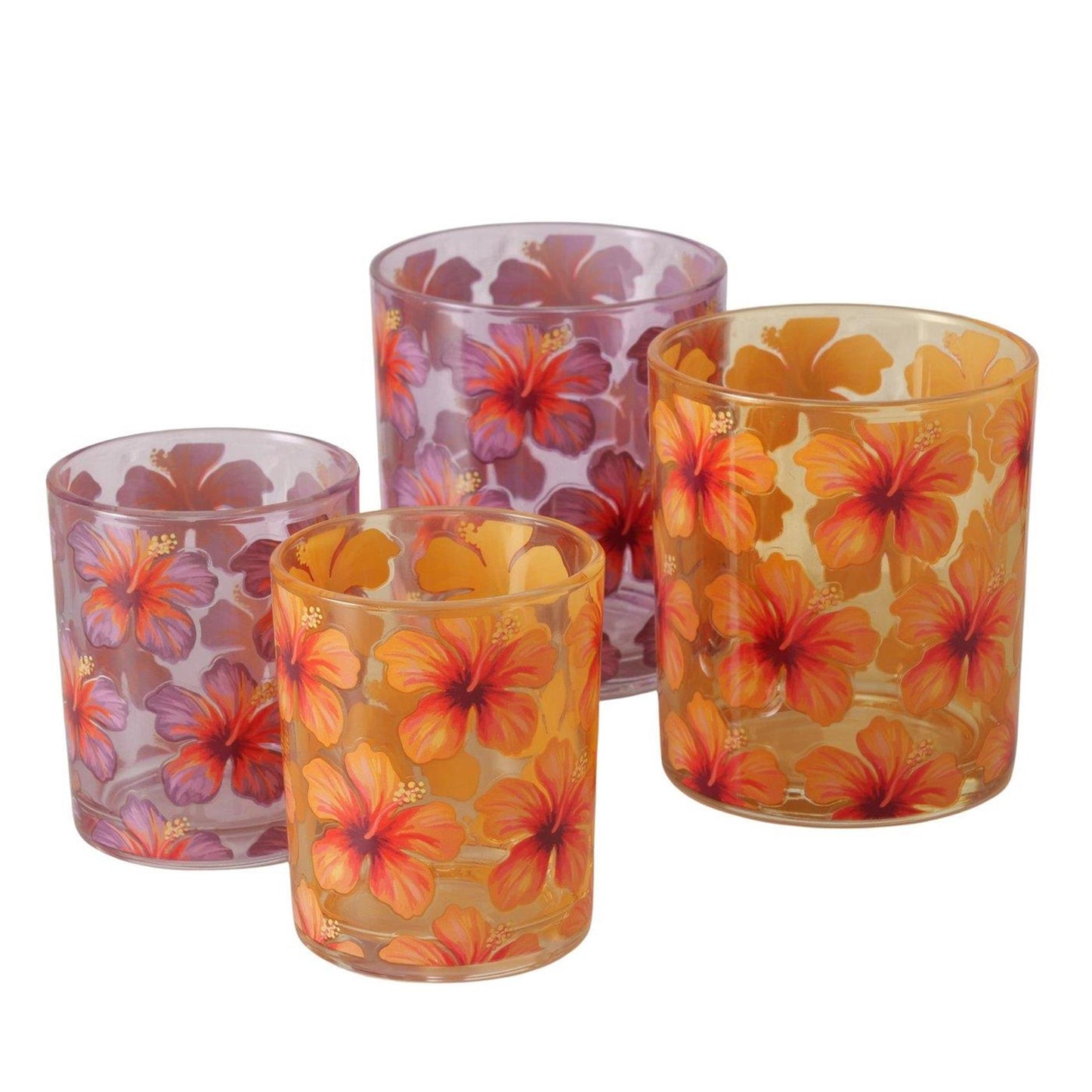 Lanterne hibiscus Boltze home 2 pièces