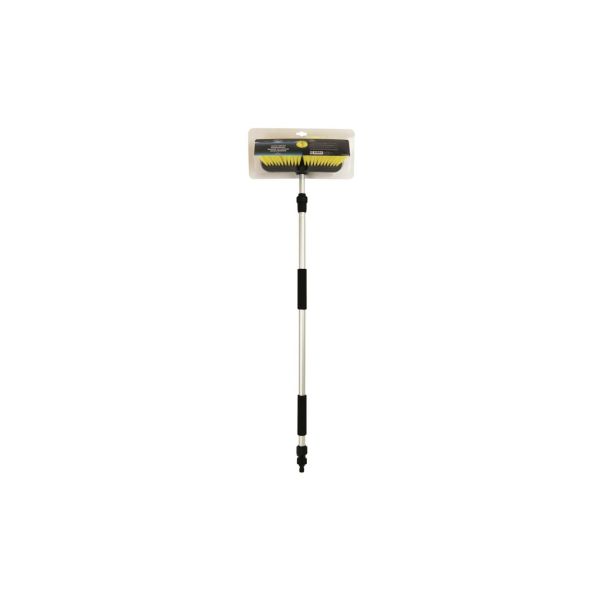 Brosse à lavage avec poignée télescopique 95-160 cm jaune