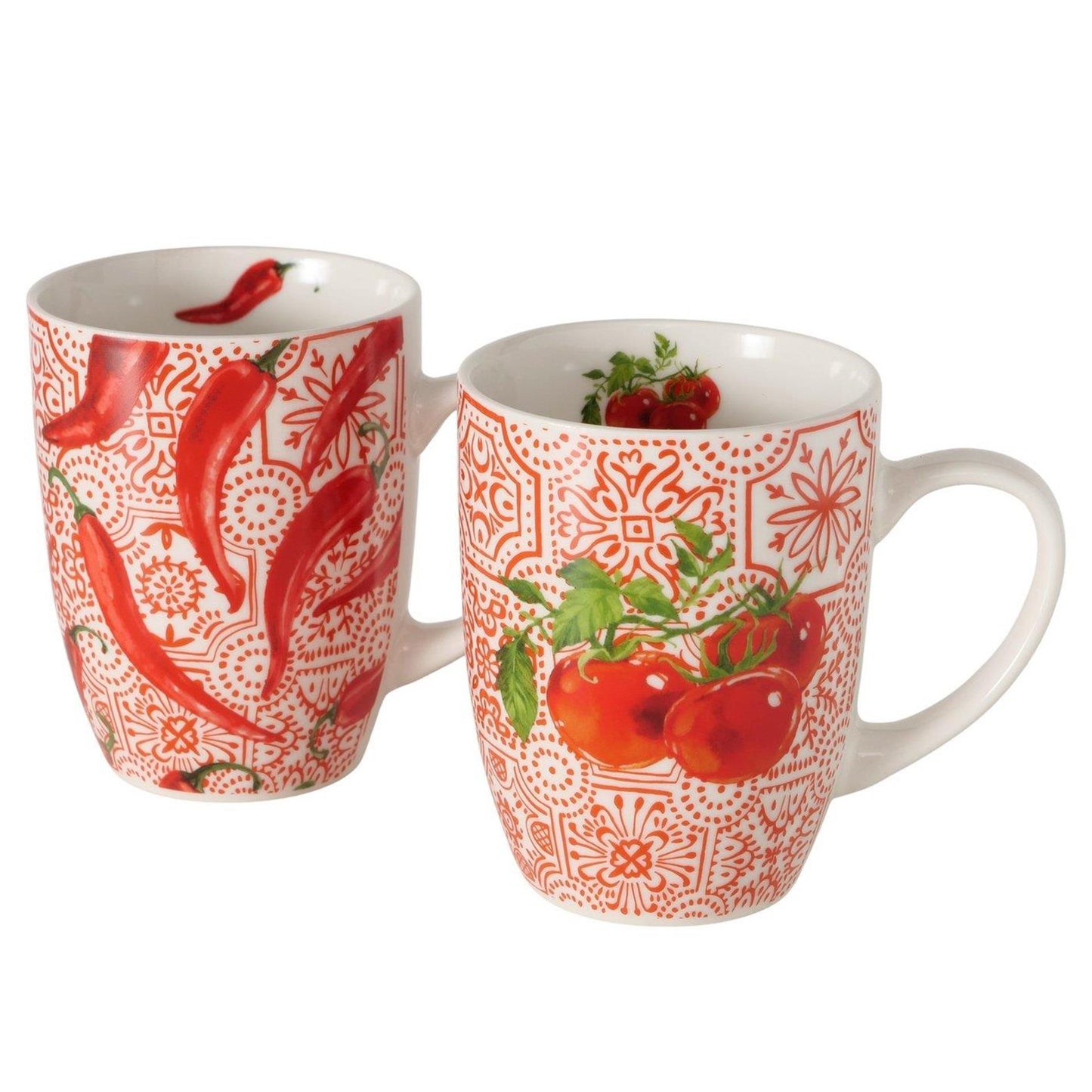 Boltze home tasse rouge 330ml ø8x10cm