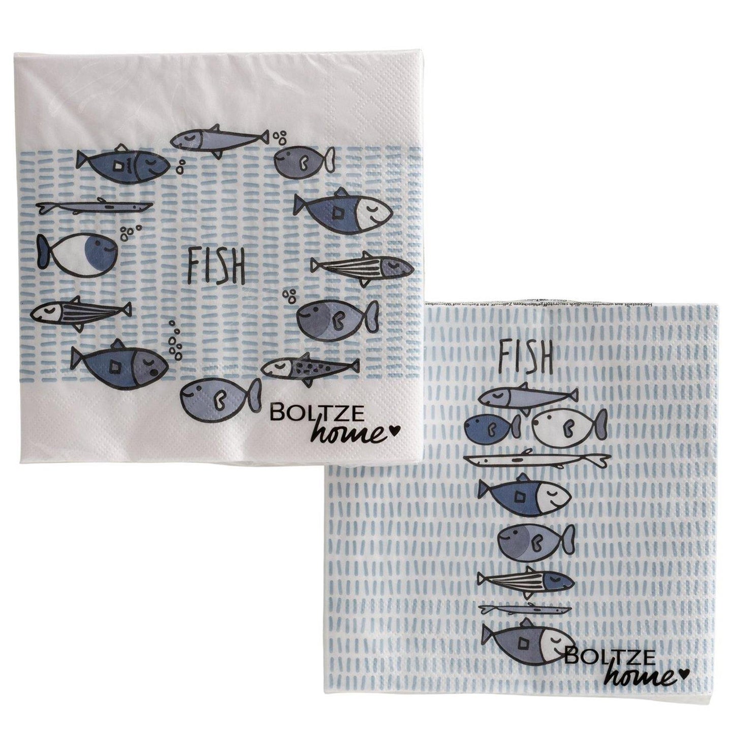 Boltze home serviettes pêche