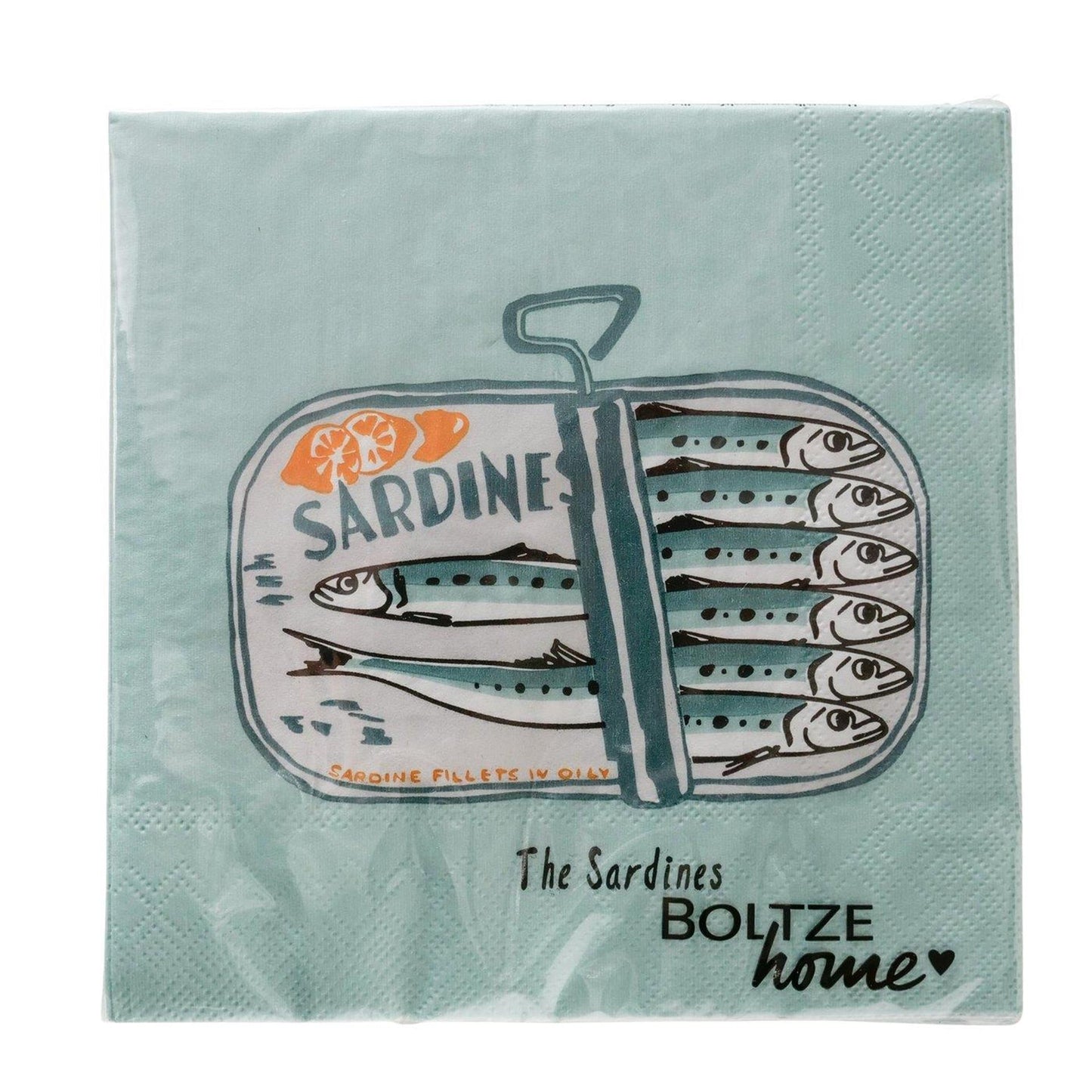 Boltze home serviettes sardine 16,5x3cm