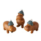 Boltze maison figurine hippopotame 4x3,5x6,5cm