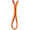 Creativ company bandes de quilling, L : 78 cm, l : 5 mm, 120 g, orange, rose, rouge, jaune, 100 pièces 1 boîte