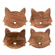 Boltze home dessous de verre chat bois 4 pièces