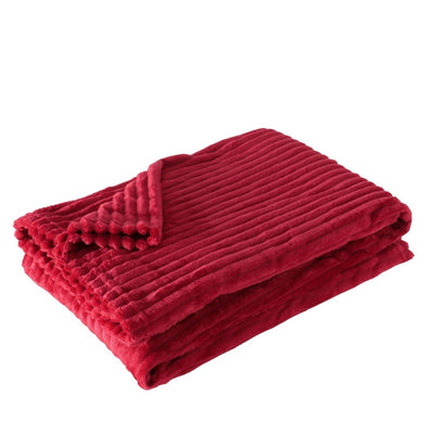 Boltze home couverture de vie rose 180x130cm