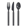 Ménagère en plastique Duni 6 pièces granit