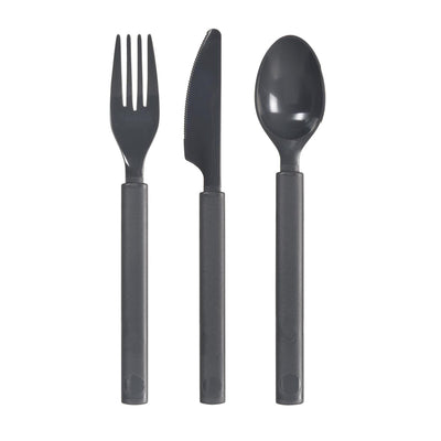 Ménagère en plastique Duni 6 pièces granit
