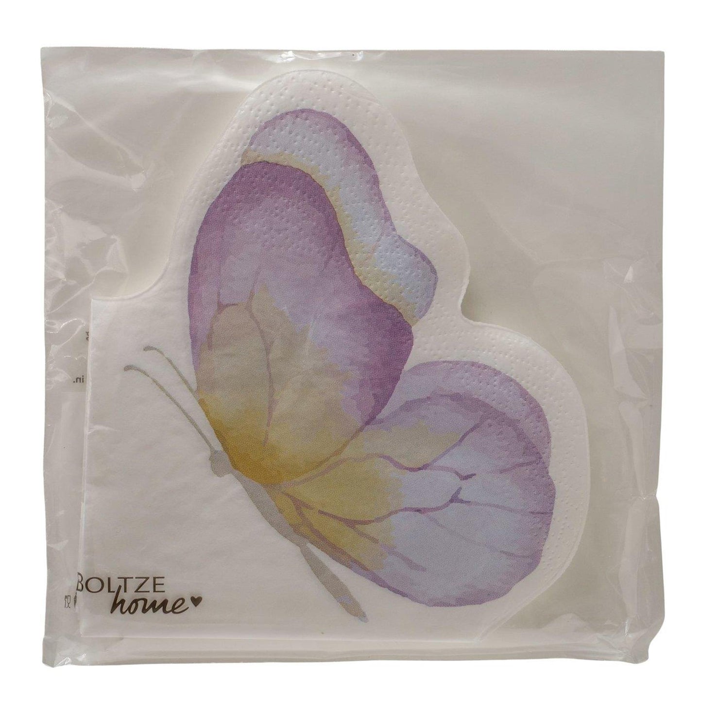 Boltze home serviettes papillon 16x15cm
