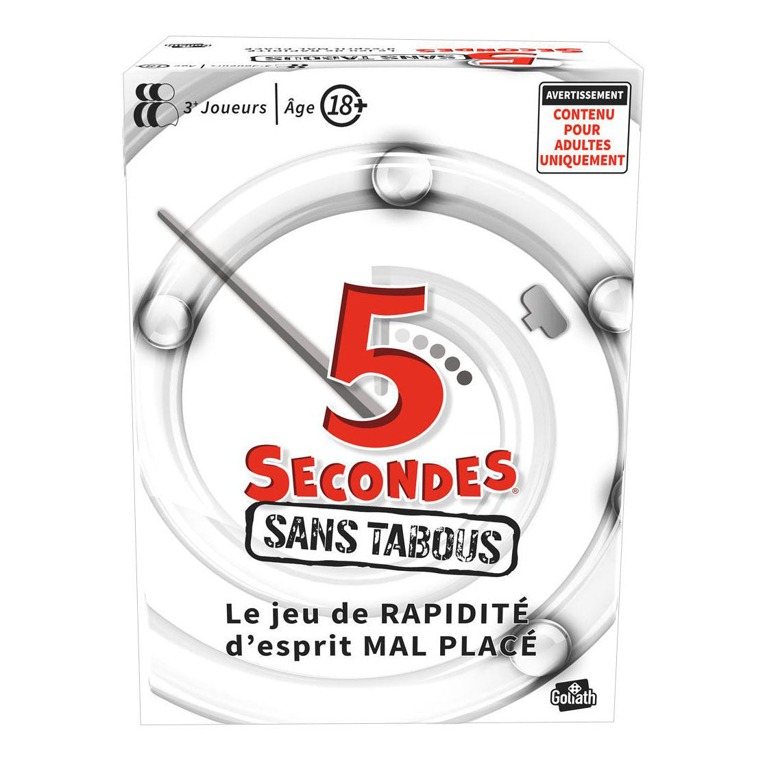 Goliath games jeu de société goliath 5 secondes non censuré - Français